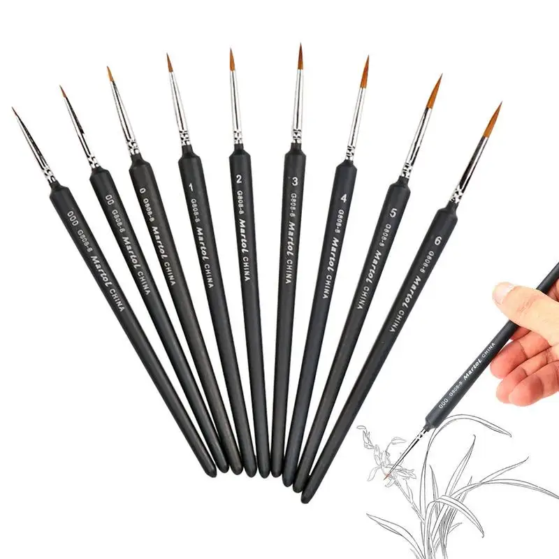 

Sketching Pens Set Permanent Black Ink Drawing Pen Set Of 9 Black Pen Fineliner Ink Pens For Calligraphy Sketching Anime