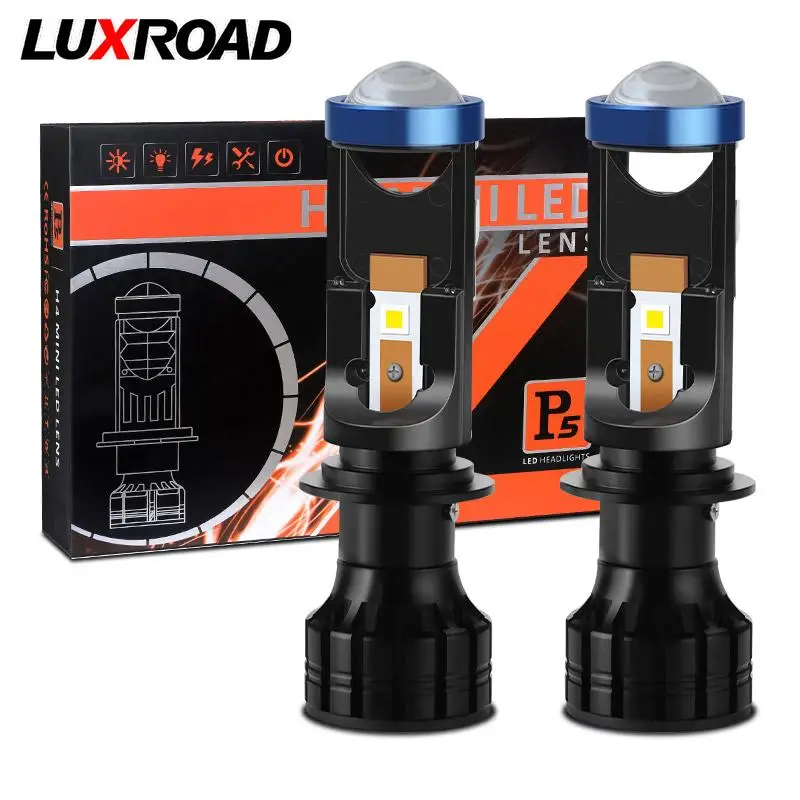 

P5 1.5 inch Bi-led Lens Mini H7 LED Projector Lenses For Headlight Canbus Headlight Bulbs Turbo Lamp For Car Motorcycle Tuning