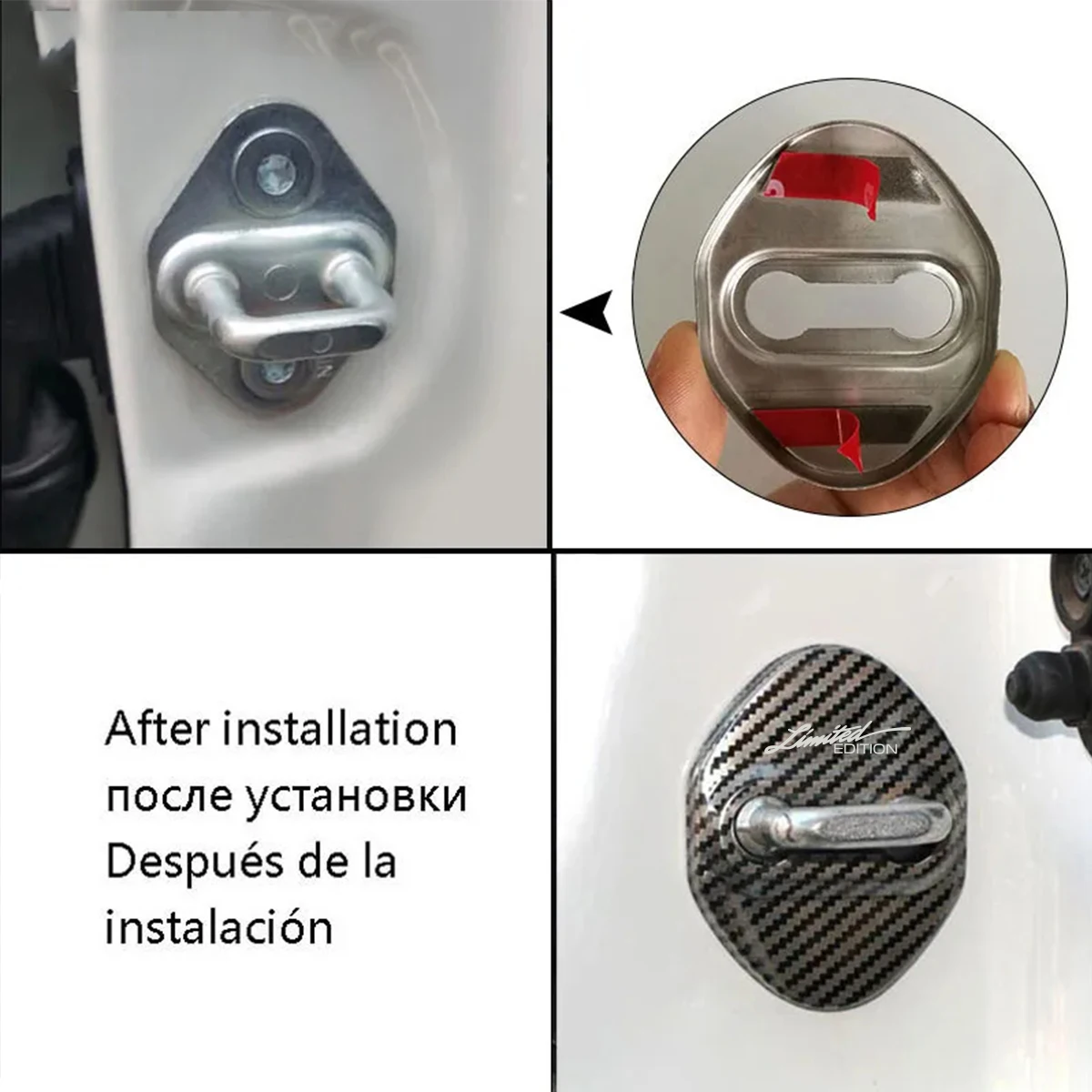 4 шт. автомобильные аксессуары для Toyota Highlander Yaris Camry RAV4 Prius Corolla