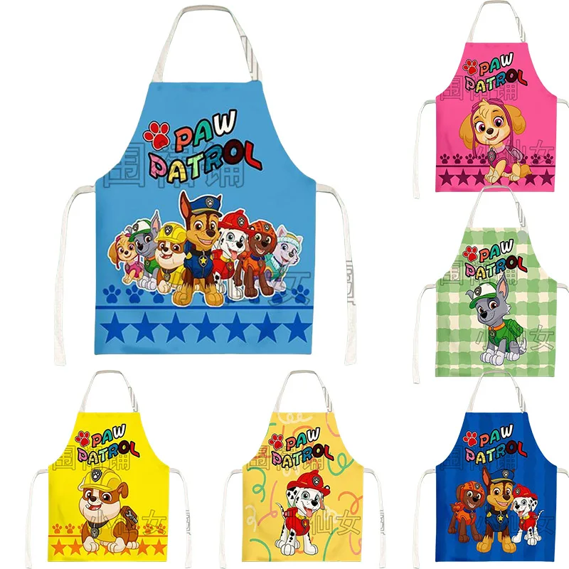 Детский Кухонный Фартук Щенячий патруль устойчивый к Жиру тонкий дышащий