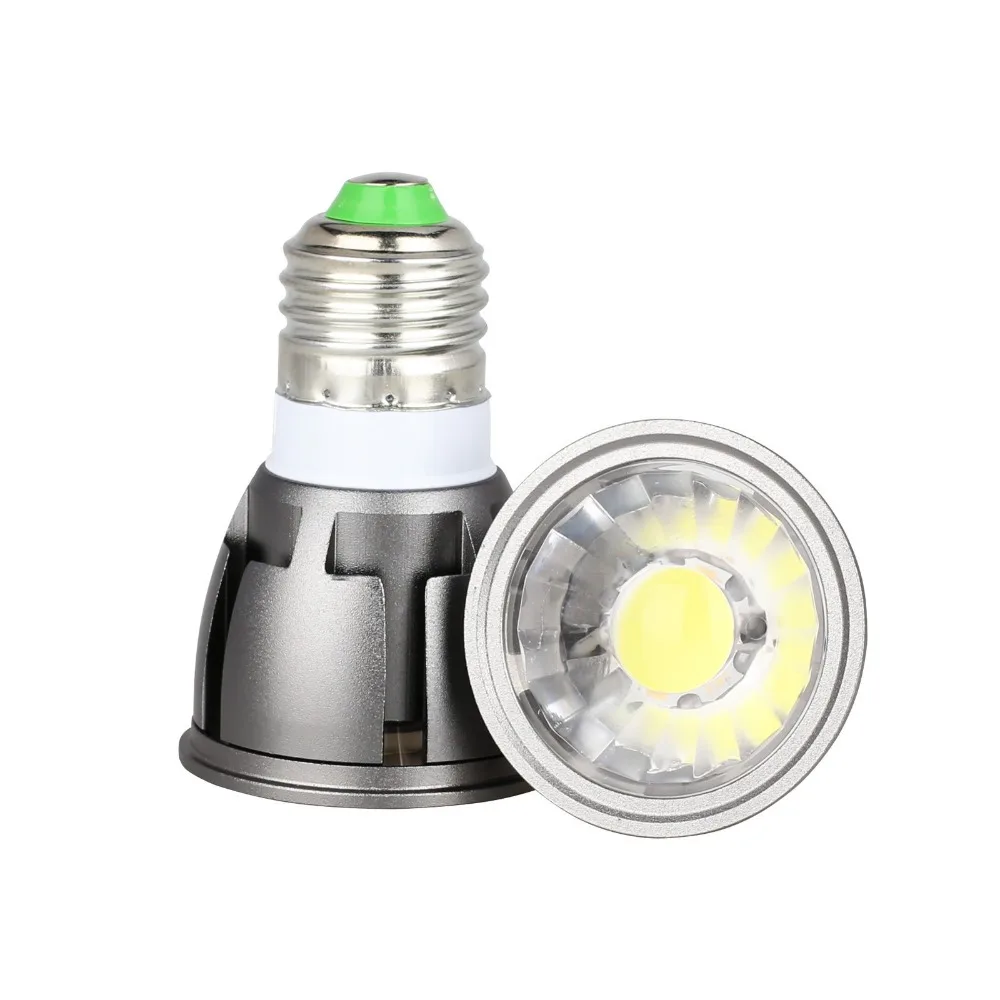 Светодиодные лампы 4000K светодиодные MR16 9W 12W 6W Gu10 12V 6500K AC 220V Домашний Cob - прожектор