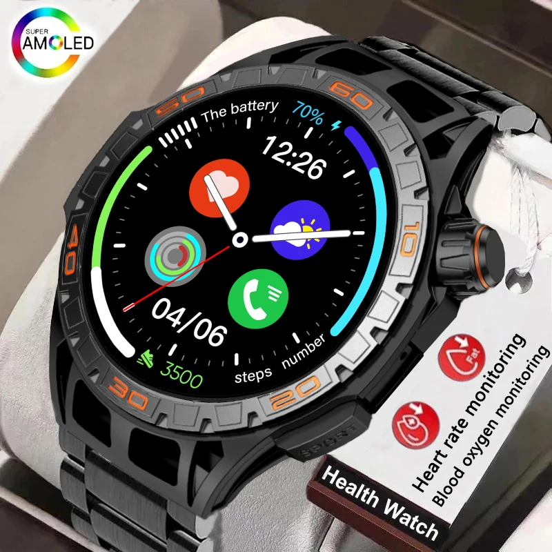 

Outdoor men's smart watch Bluetooth call IP68 waterproof fitness clock high-definition screen sports tracking health smartwatch