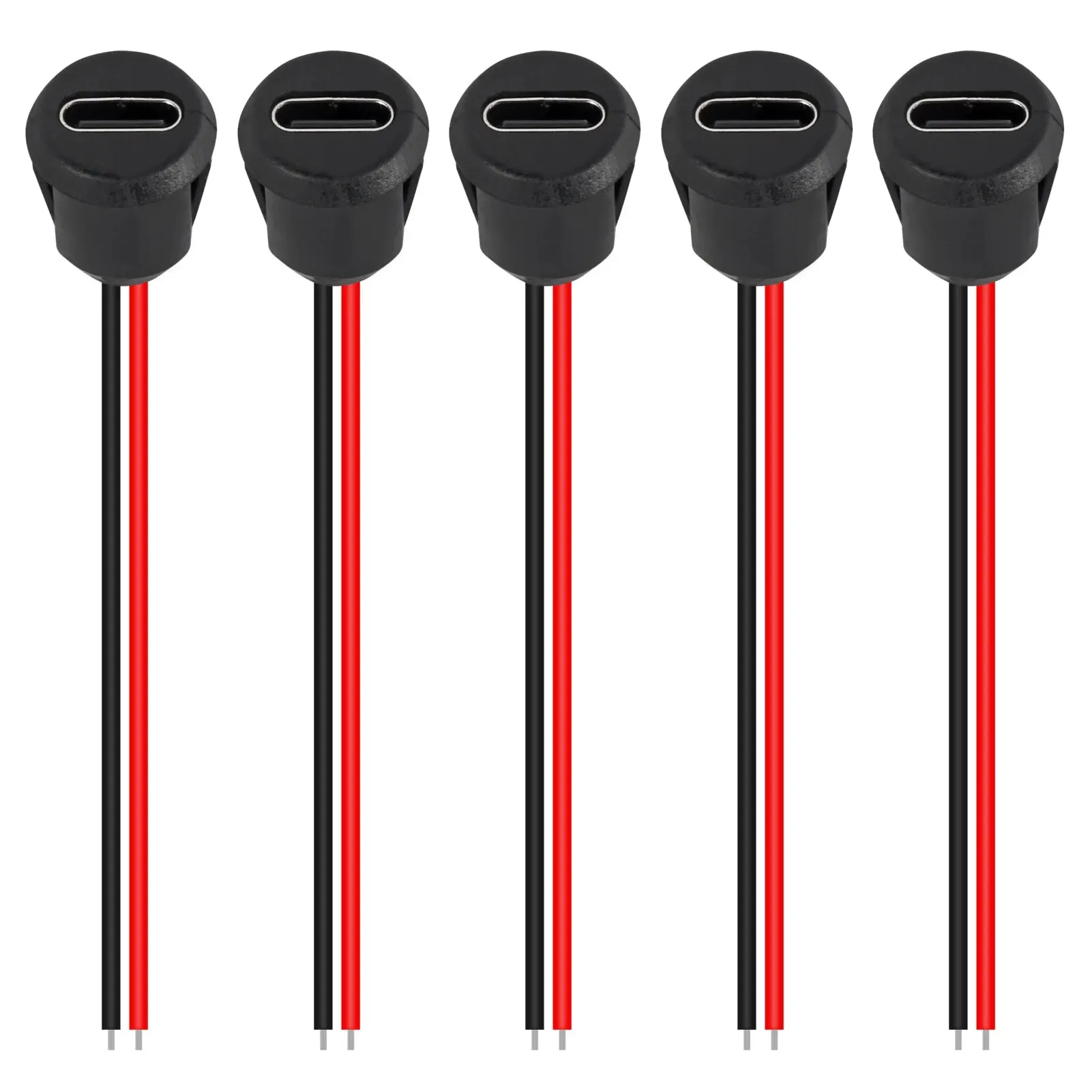 

Комплект из 5 водонепроницаемых разъемов USB-C
