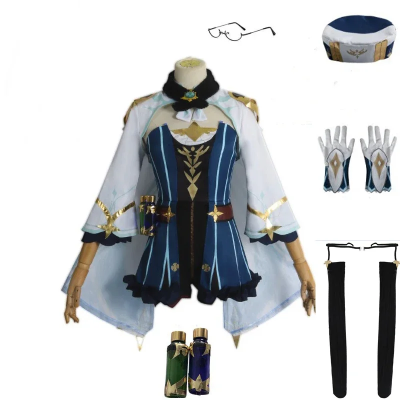 Disfraz Genshin Impact для женщин костюм sucrosa верхняя одежда вечеринок Хэллоуин