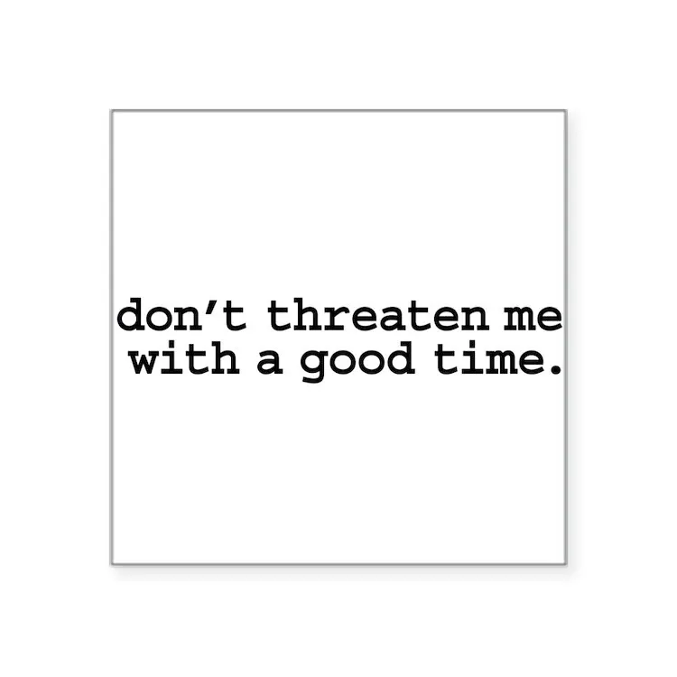 

Наклейка dontthreatenmeblk квадратная, 3x3 дюйма