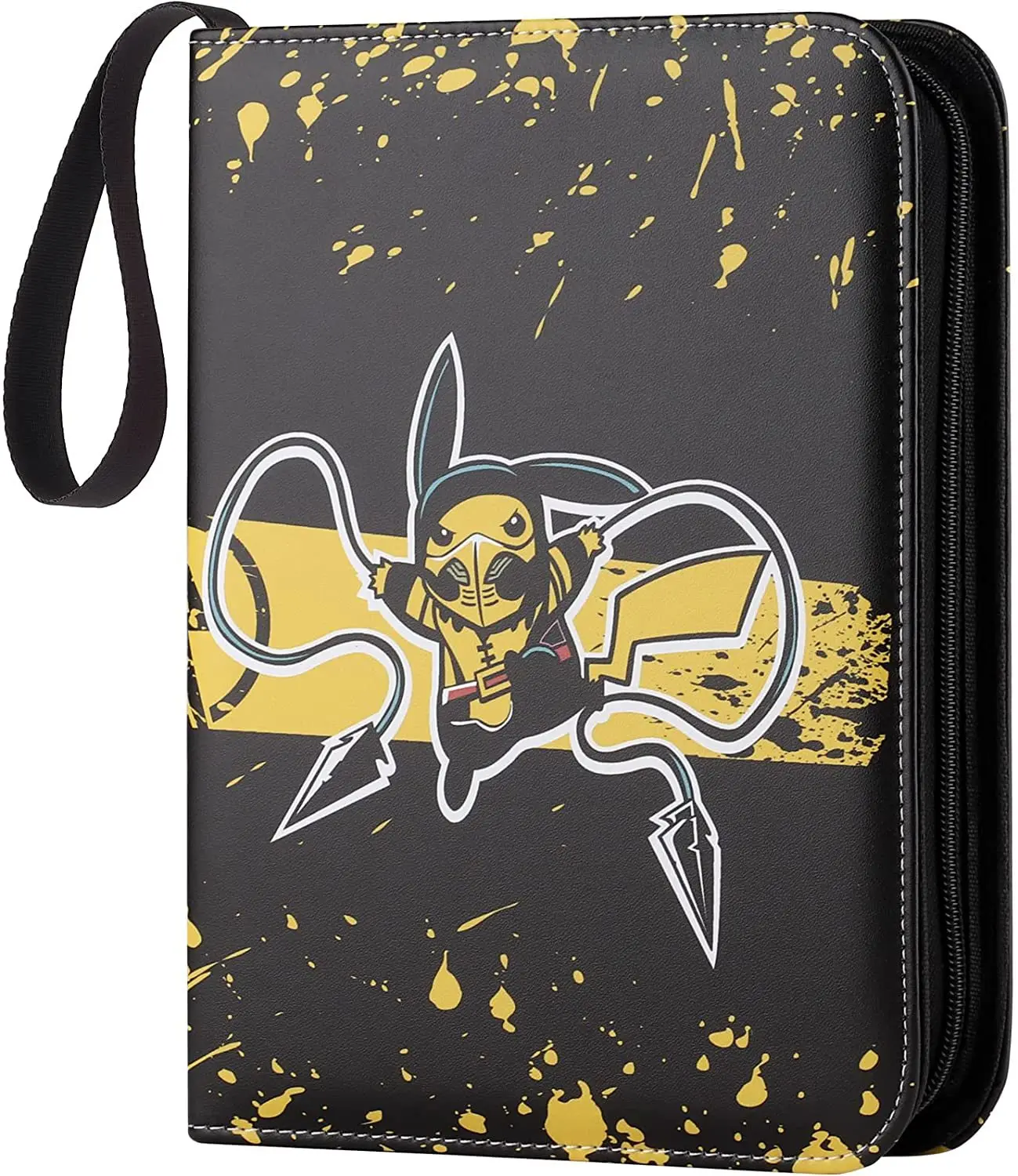 

New Pokémon Card Book 4 Grid 9 Grid Loose-leaf PU Treasure Dream Card Storage Book Business Card Book Card Storage Book Zipper