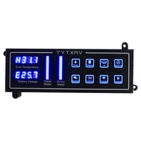 tytxrv oem hot sale blue light touch panel include voltmeter water temperature 12v 8 way caravan intelligent rv control panel