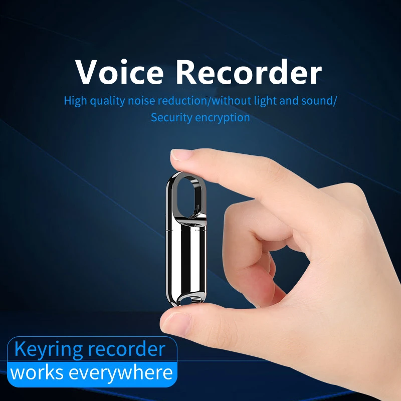Digital Voice Recorder Smart Audio Recorder Keychain Sound R