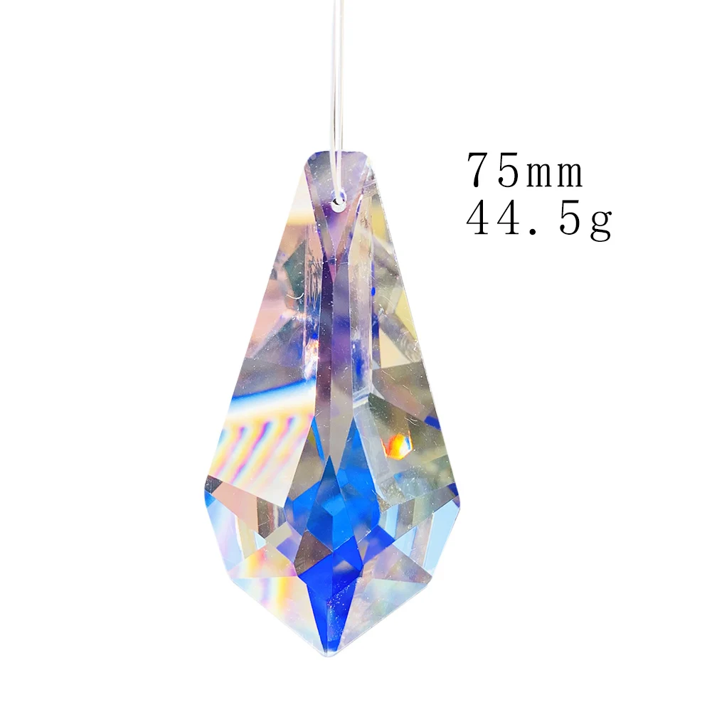 

Laser Faceted Prism Fire Polished AB Color Arrow Crystal Rainbow Aurora Sun Catcher Chandelier Pendant Christmas Tree Home Decor