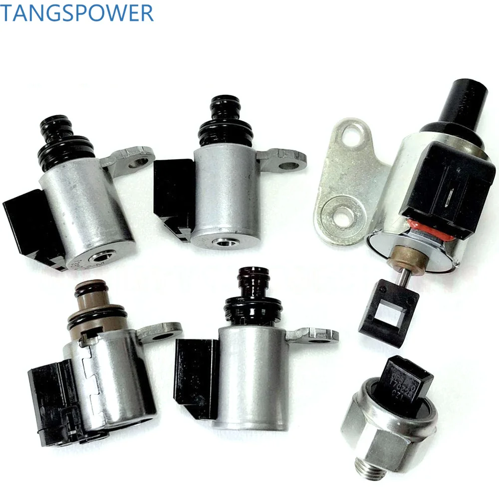 JF009E  6pcs RE0F08B RE0F08A TRANSMISSION Solenoid Kit With Stepper Motor sensor for NISSAN Cube 1.8 liter RE0801A