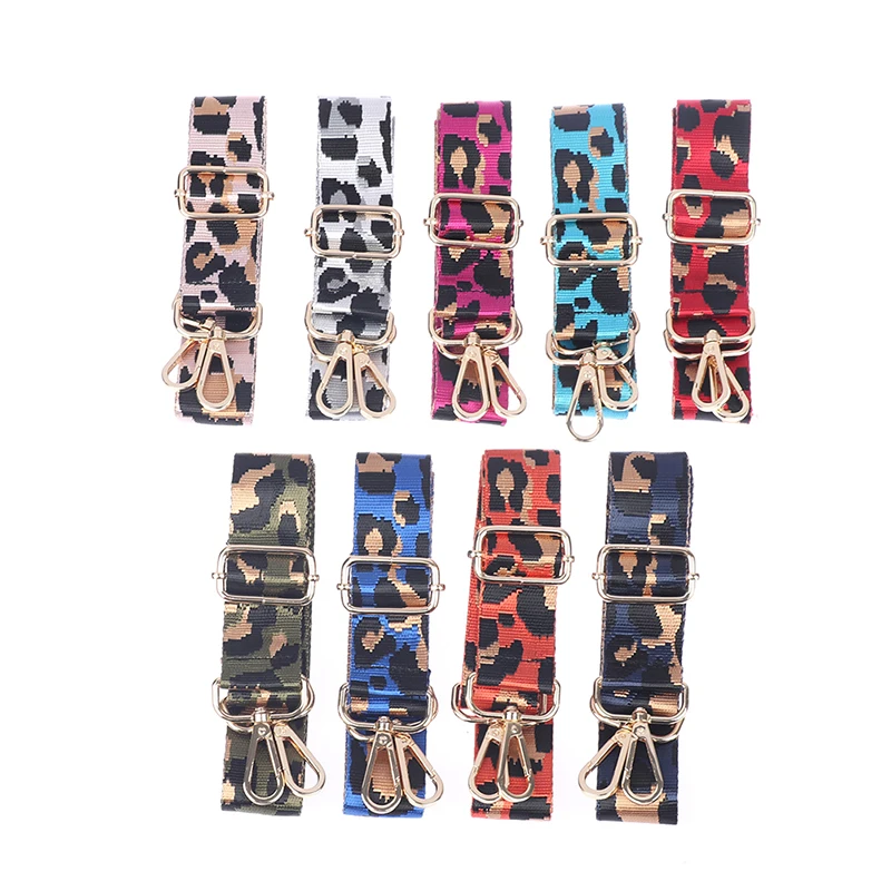 

130cm Leopard Bag Strap Handbag Belt Wide Shoulder Bag Strap Replacement Strap Accessory Bag Part Adjustable Belt For Bag