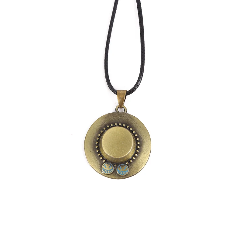 Цельные ожерелья в стиле аниме винтажные антикварные бронзовые с покрытием