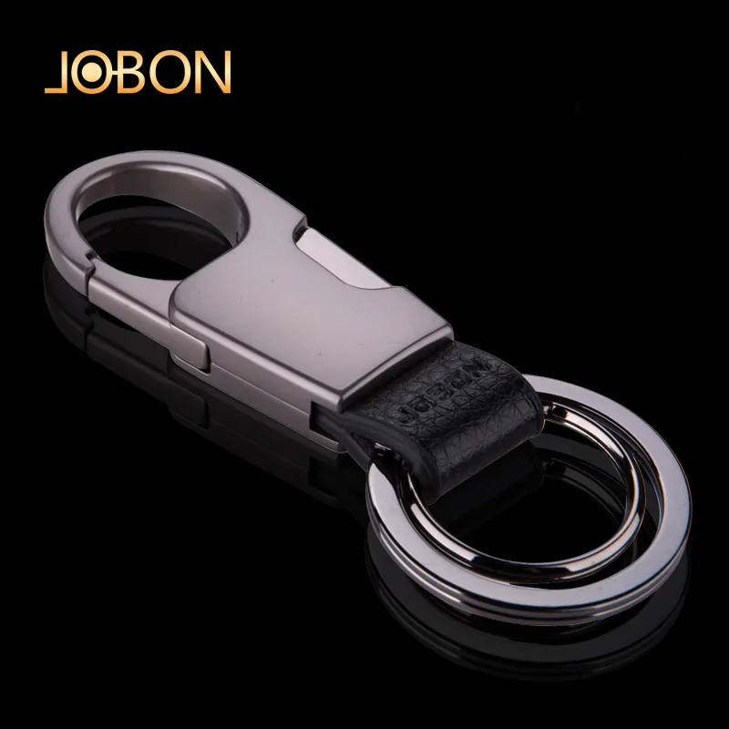 

Jobon Zhongbang Car Key Ring Man Waist Mounted Simple Keychain Pendant Metal Key Ring Creative Gift