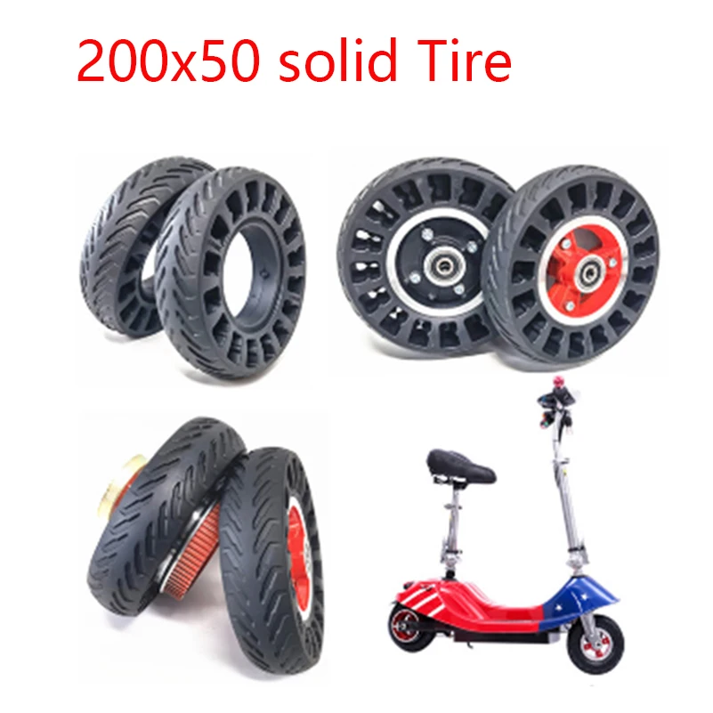 

Колесо для электрического скутера, 8 дюймов, 200 х50, без пневматических шин с ободом из сплава