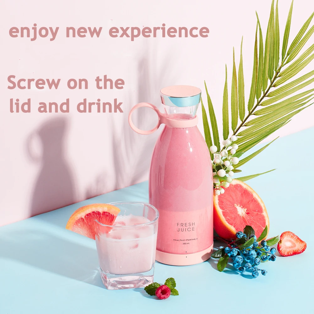 

Portable Electric Juicer Blender Usb Mini Fruit Mixers Juicers Fruit Extractors Food Milkshake Multifunction Juice Maker Machine