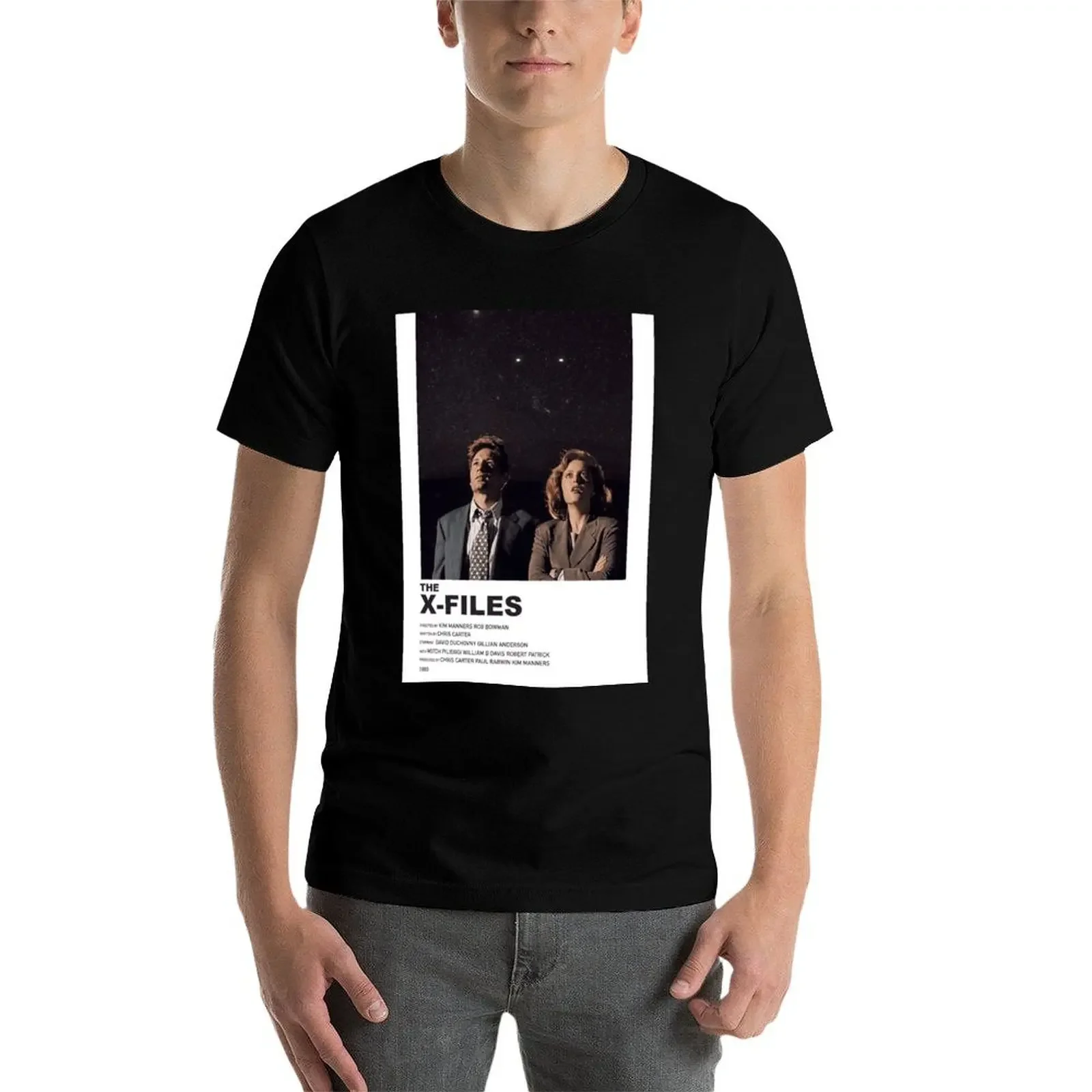 Плакат X-Files Classic. Футболка черные топы больших размеров мужские белые футболки