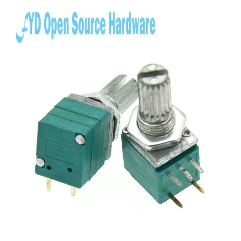 

5pcs RV097NS 5K 10K 20K 50K 100K 500K with a switch audio 5pin shaft 15mm amplifier sealing potentiometer