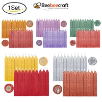 1set sealing wax sticks with wicks for wax seal stamp mixed color 91x12x11 8mm 20pcsset