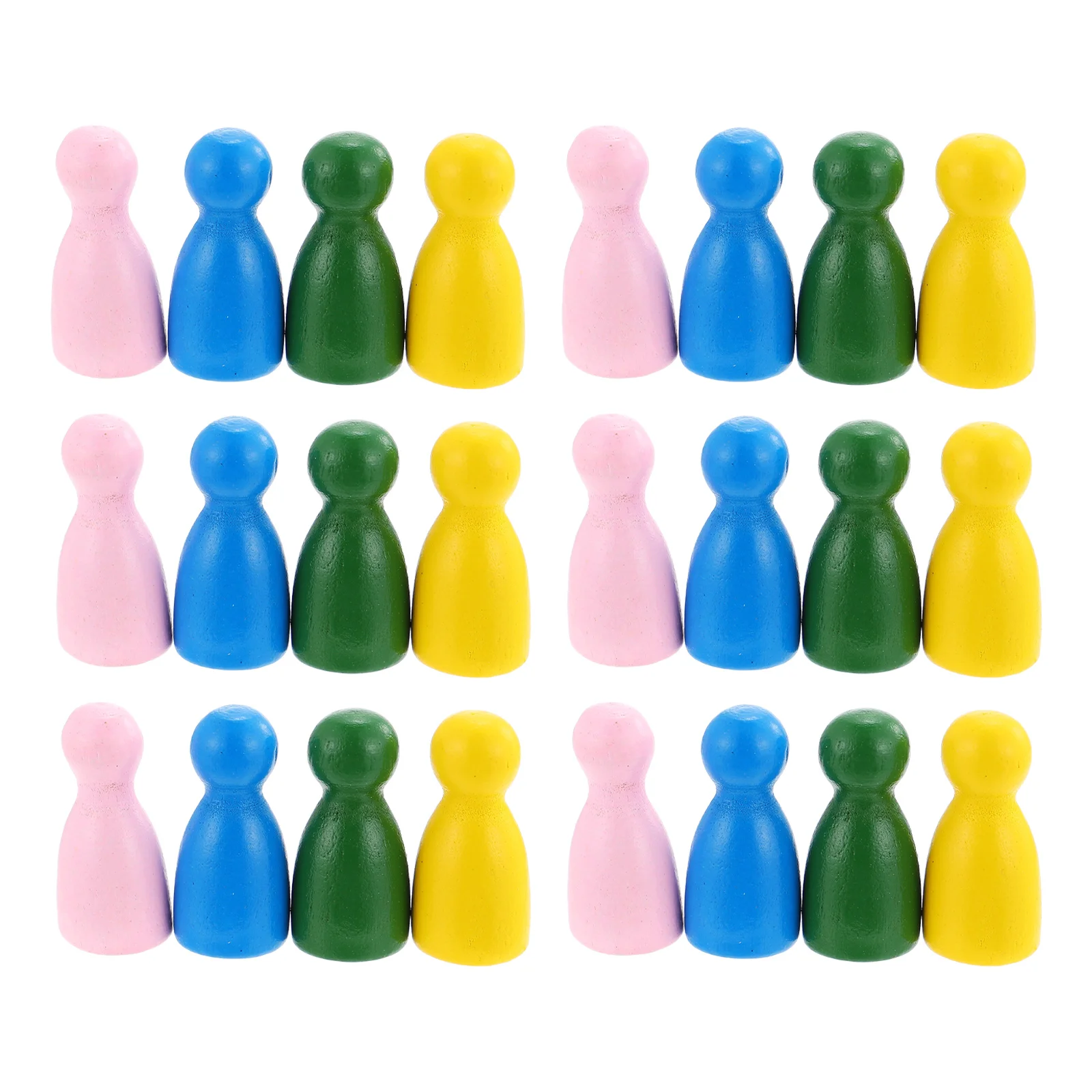 

Chess Game Pieces Piece Board Ludo Set Wooden Pawns Human Shape King Chinese Supplies Table Games Chessmen Jumpingaccessories