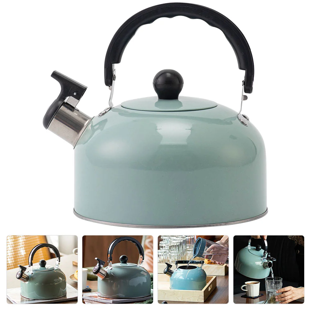 

Kettle Tea Whistling Water Teapot Pot Stovetop Stove Steel Stainlessboiling Electric Camping Heatingcoffee Pots Whistle