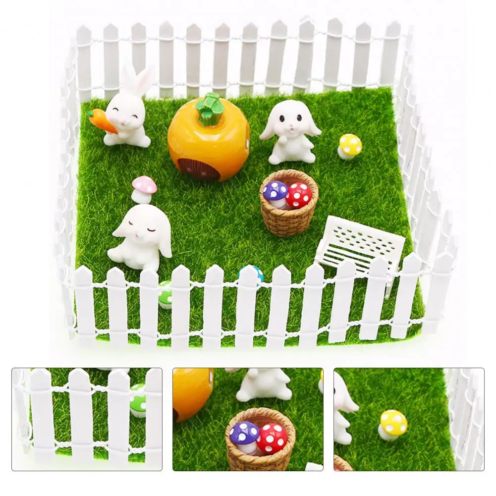 

1 Набор полезный кролик кукольный домик двор миниатюрная сцена миниатюрный Сказочный Сад Новинка Прекрасный