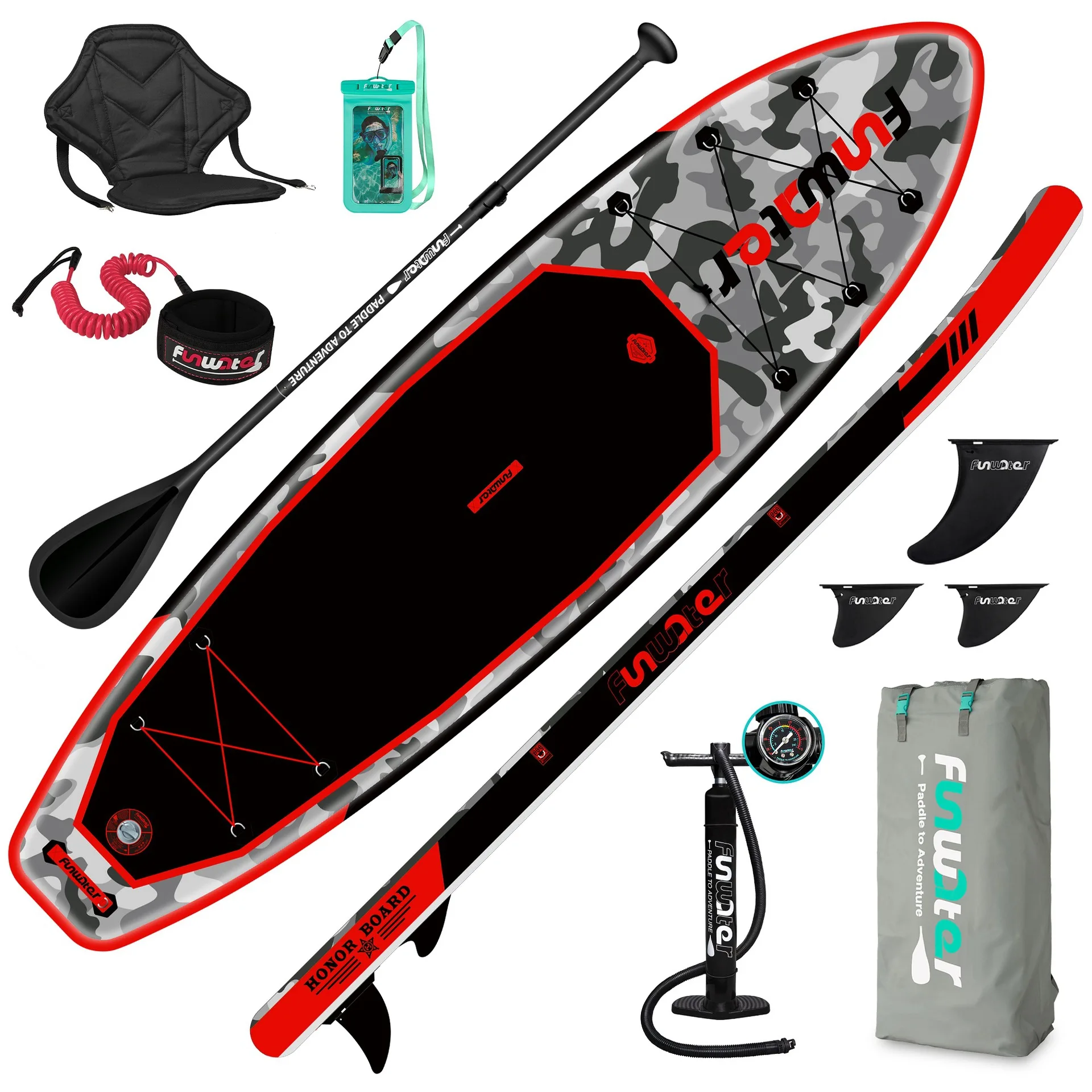 

Inflatable Surfboard Sup Board Summer Water Swimming Surfing Sports Stand Up Paddle Board Big Size 330*84*15CM