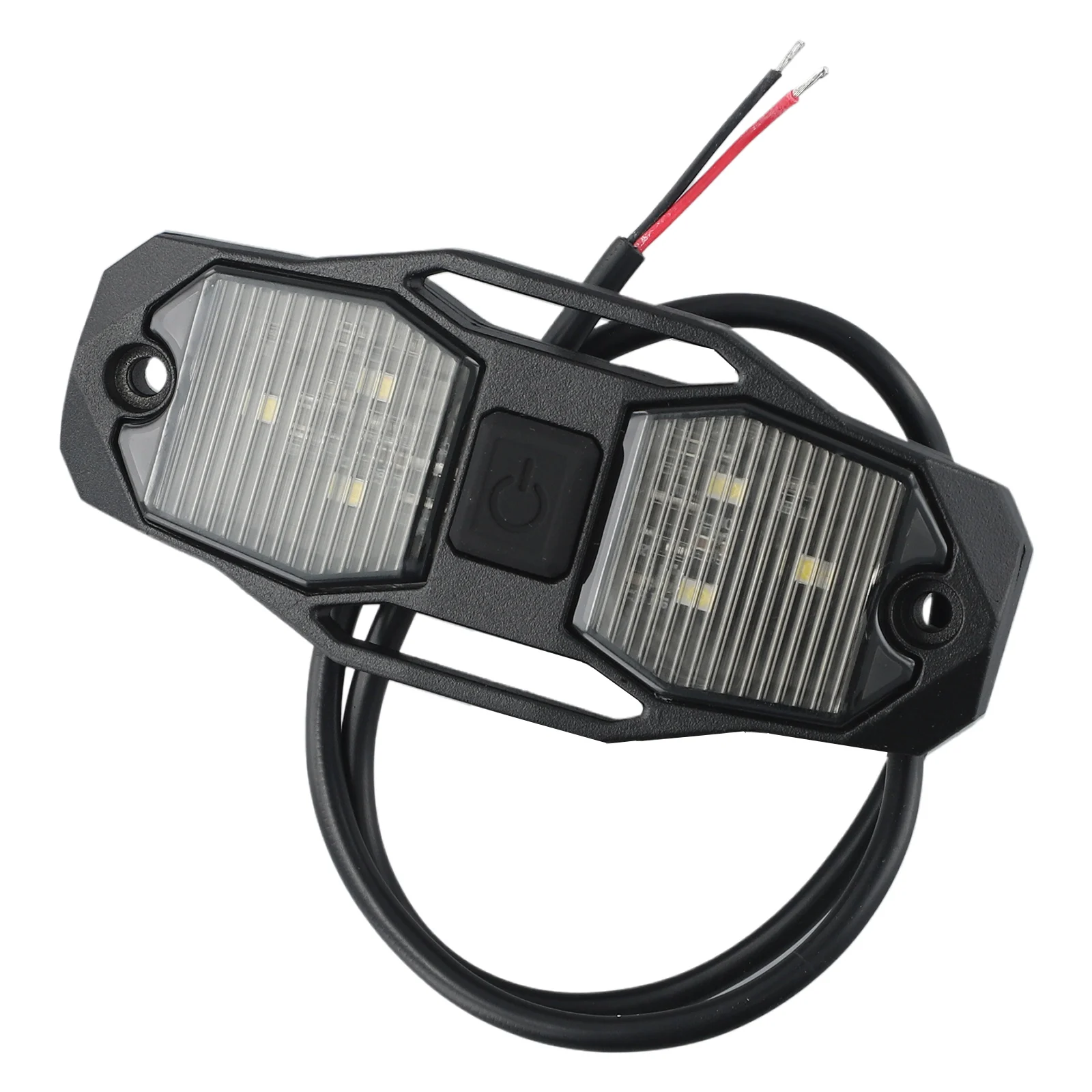 Фото Светодиодный купольный светильник Rock Light с выключателем, IP68, 180-градусный угол освещения, для Polaris, RZR, UTV, ATV, грузовиков 4WD, белый, для бездорожья №4