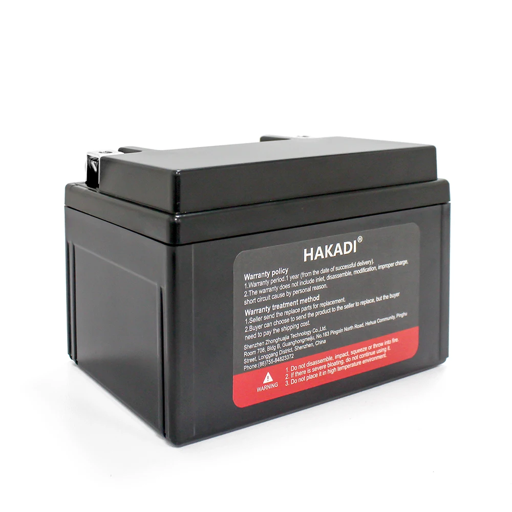 

HAKADI Lifepo4 12V 12Ah Battery Pack 4S2P Rechargeable Lithium Battery With Build-in BMS For Outdoor Power Supply