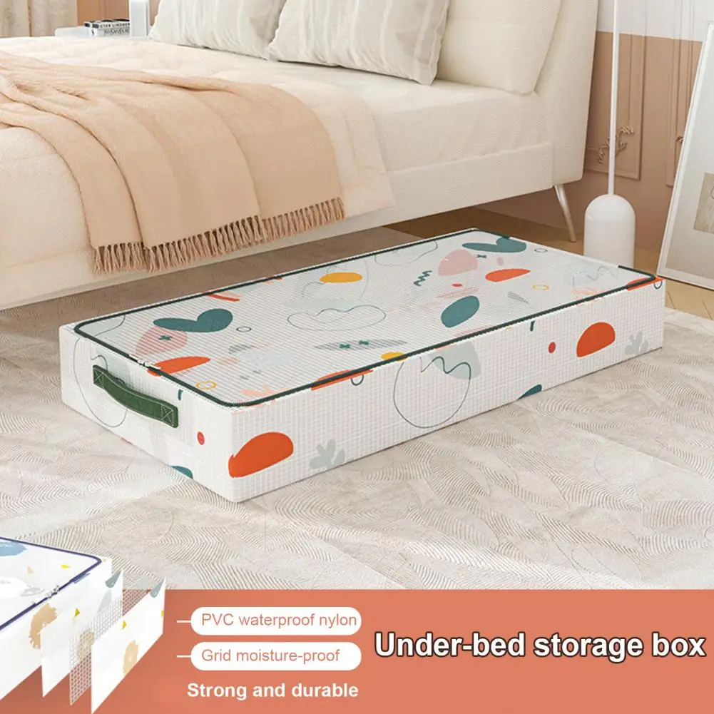 

Clothes Storage Bag Practical Large Capacity Nylon Dorm under Bed Quilt Storage Box Household Supplies