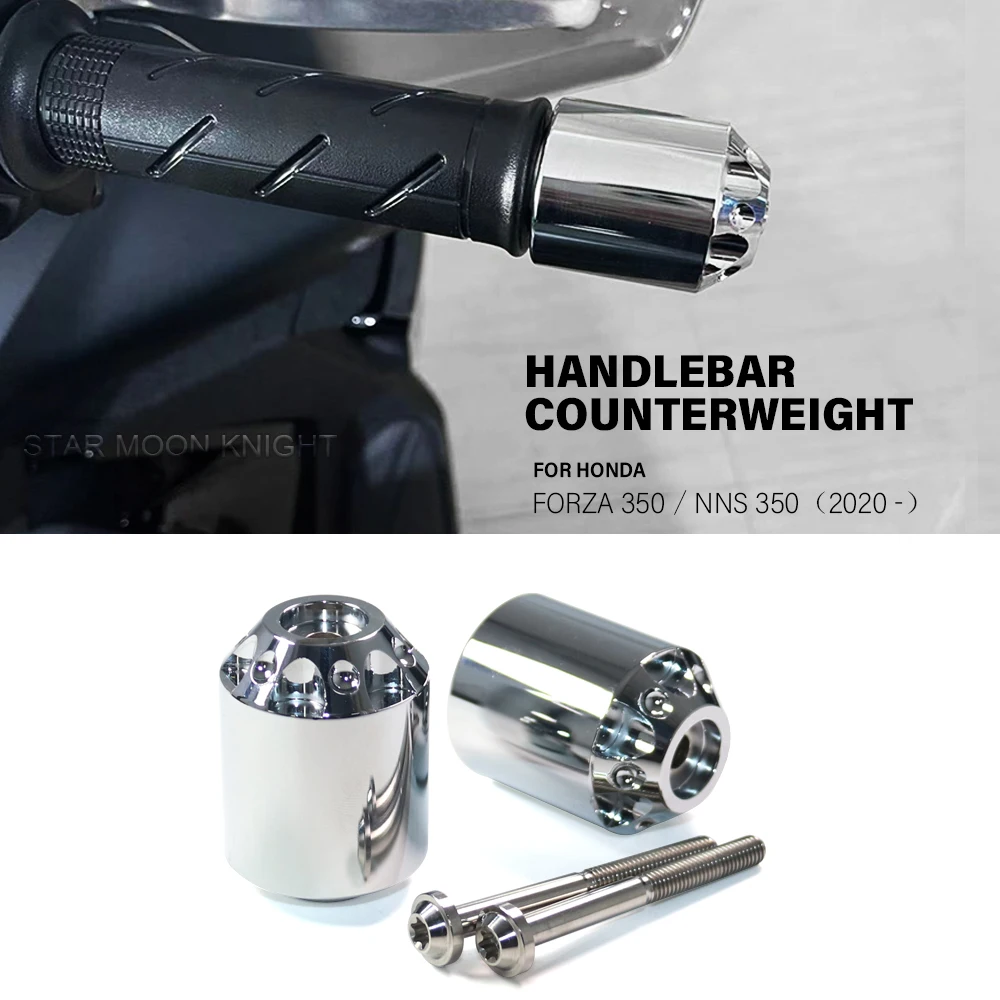 

For HONDA Forza350 Forza 350 NNS350 NNS 350 2020 2021 2022 2023 Handlebar Weights Bar Ends Counterweight Motorcycle Accessories