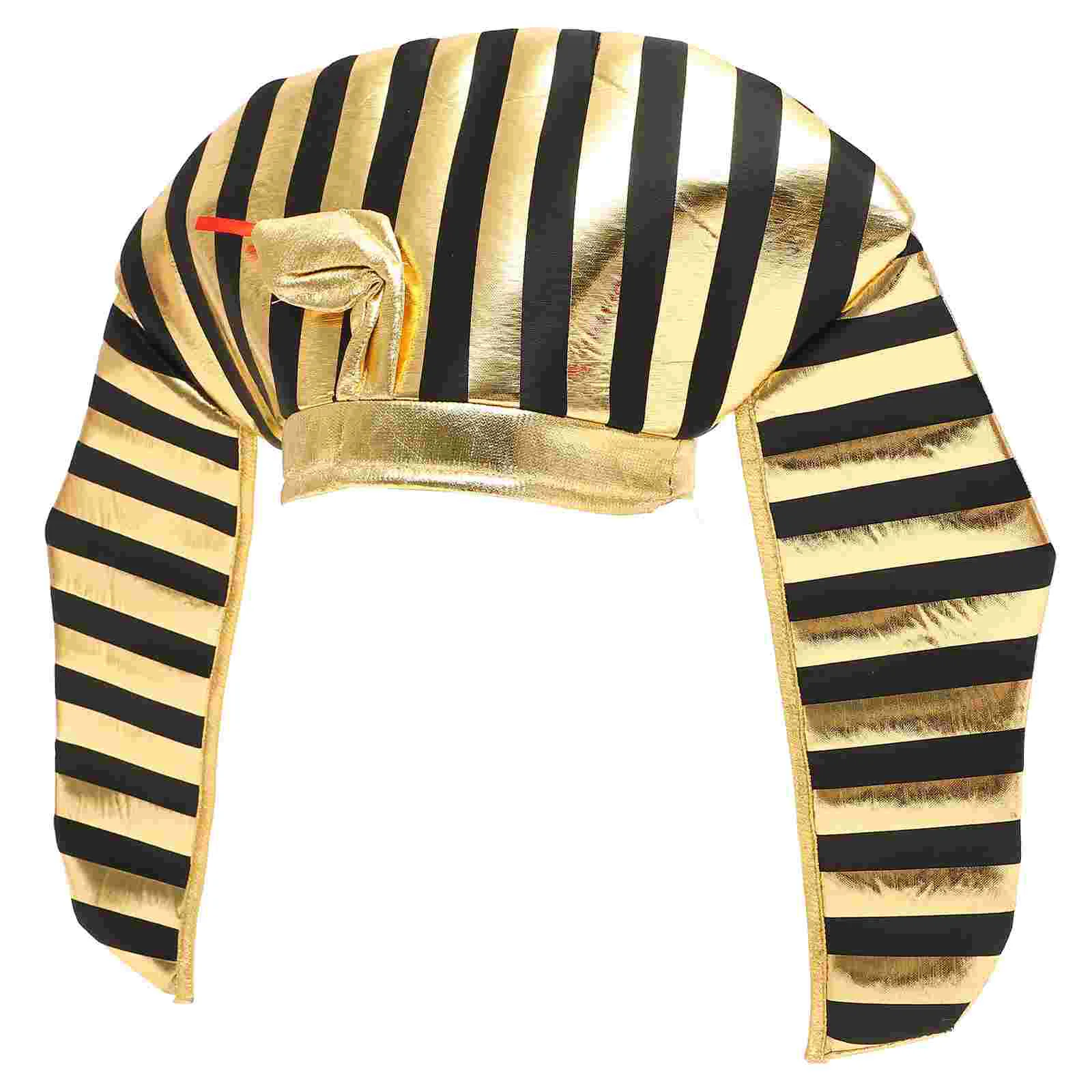 

Pharaoh Costume Hat Egyptian Headpiece Hat Cosplay Pharaoh Hat Masquerade Pharaoh Hat