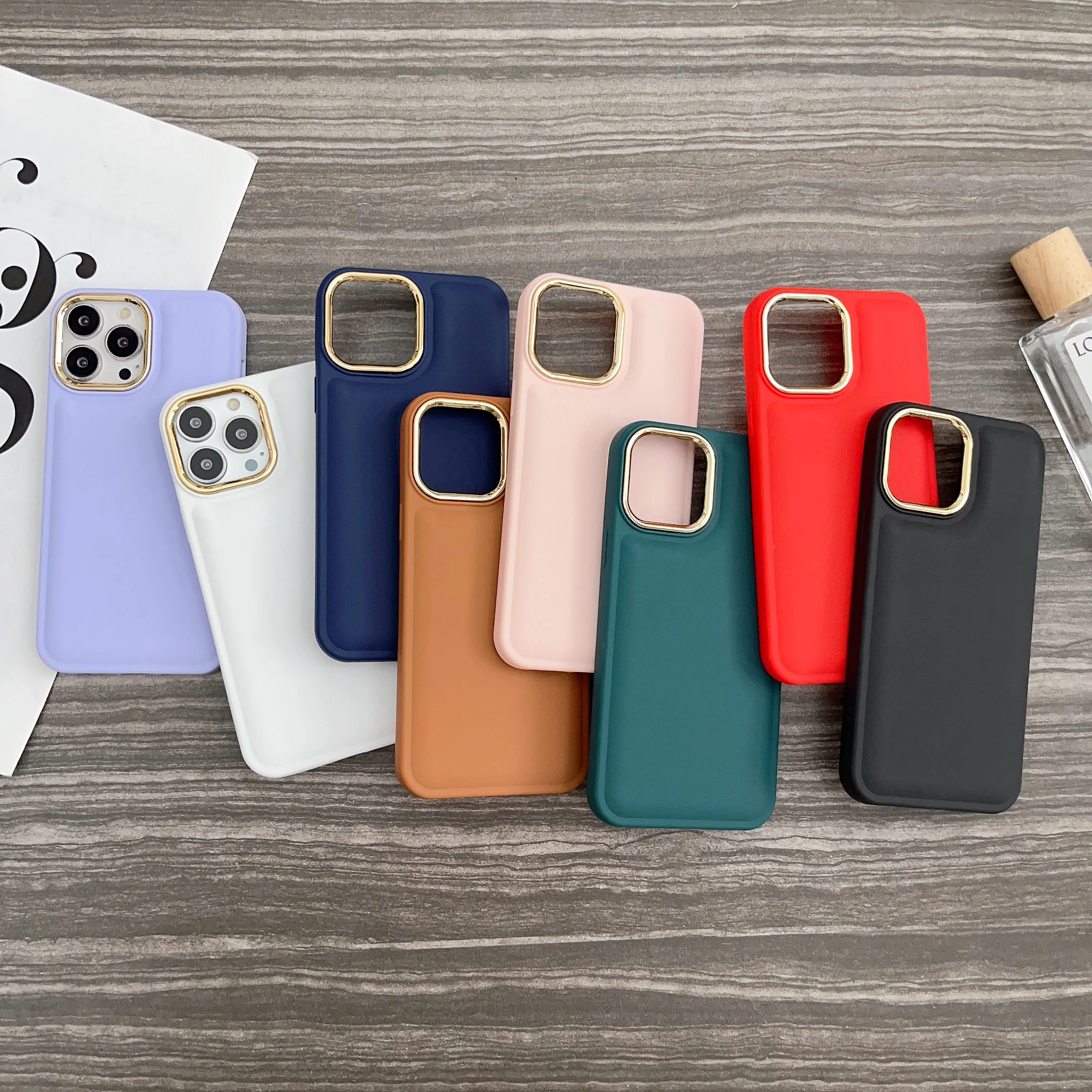 

For iPhone 14 13 12 11 Pro Max Plus XR X XS MAX 7 8 Phone Case Soft Silicone Plating Shockproof Protection Back Case Accessories