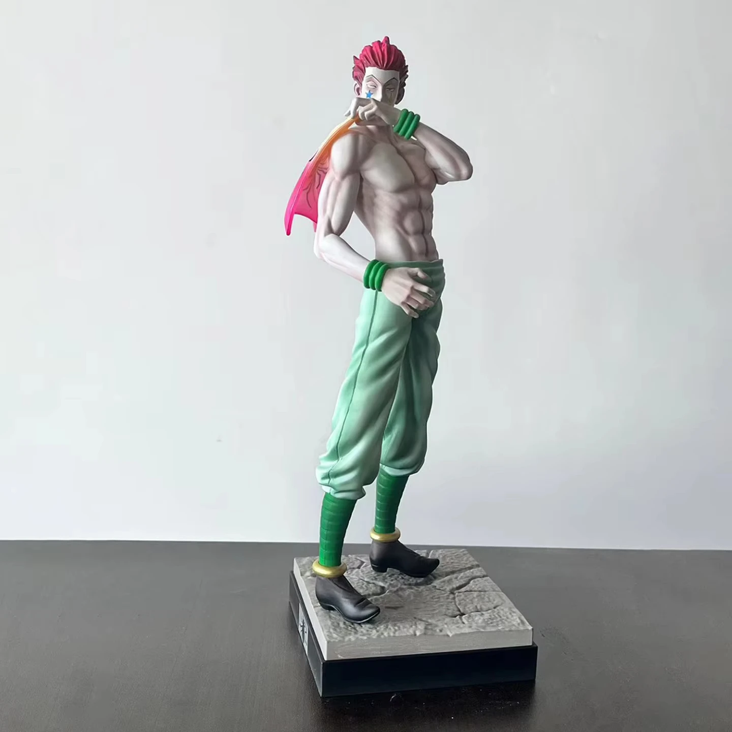 Фото Фигурка HUNTER×HUNTER Хискоа Морро, аниме-персонаж, настольное украшение, коллекционная модель, подарок на день рождения для мальчика №5
