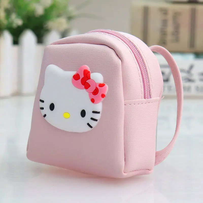 

Sanrio Hello Kitty Bag Cartoon Change Purse Keychain Pendant Cute Personality Female Mini Large Capacity Card Holder
