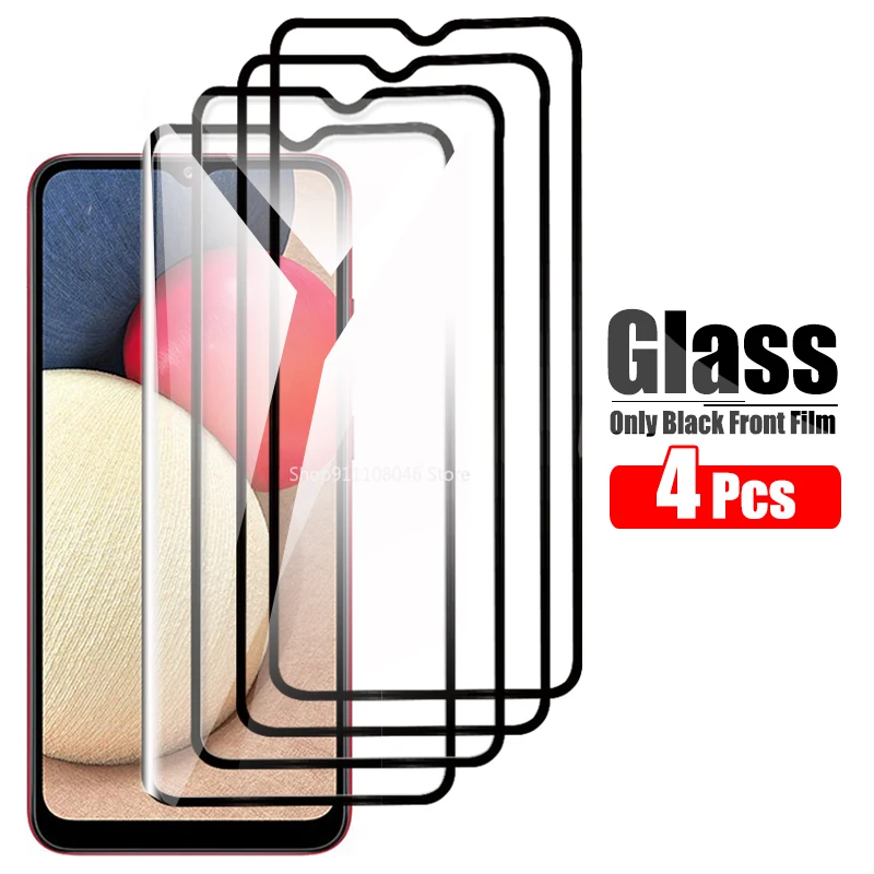 

4 Pcs Screen Protective Glass For Samsung Galaxy A13 5G A02S Tempered Glass For Samsung A03S A03 Core A02 Front Protector Film