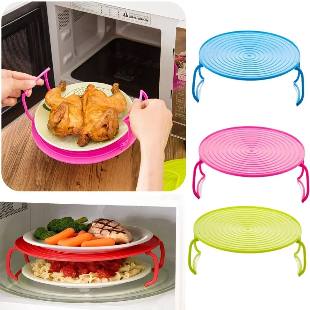 

Organizer Food Dish Pot Pad Barbecue Plate Cooking Tray Microwave Oven Shelf Bowls Holder Insulated Heating Tray