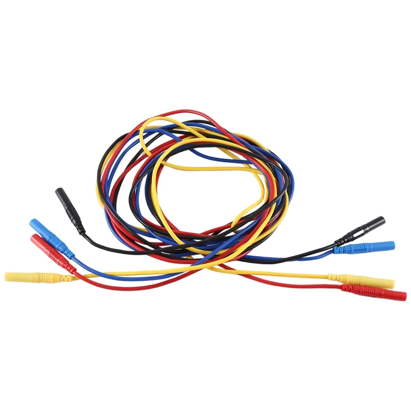 

TL320 Length 2.0Meters High Quality 13AWG Flexible Silicone Test Leads 4Mm Straight Plug On Both Ends Replacement Accessories