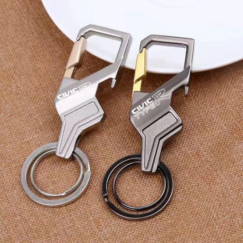 

Car Metal Key Ring Alloy Key Chain for Honda Civic 10 R 8 Si EK 2012 2019 Car Key Ring Accessories Car Modified Accessories