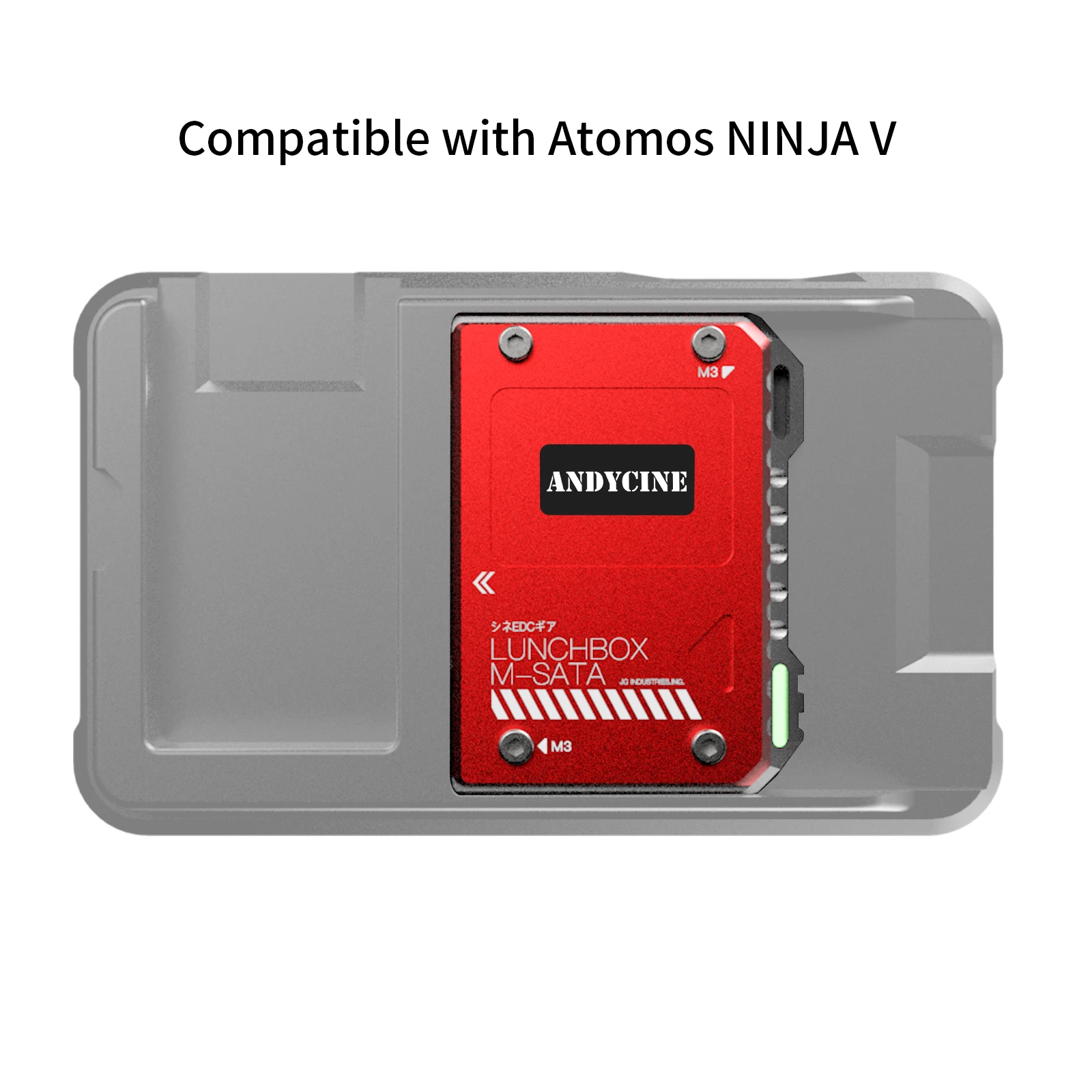 Dissipação de Calor Msats para Sata Liga de Alumínio para Atmos Andycine Lancheira Disco Rígido Caixa Gabinete Ninja v Ssd Case