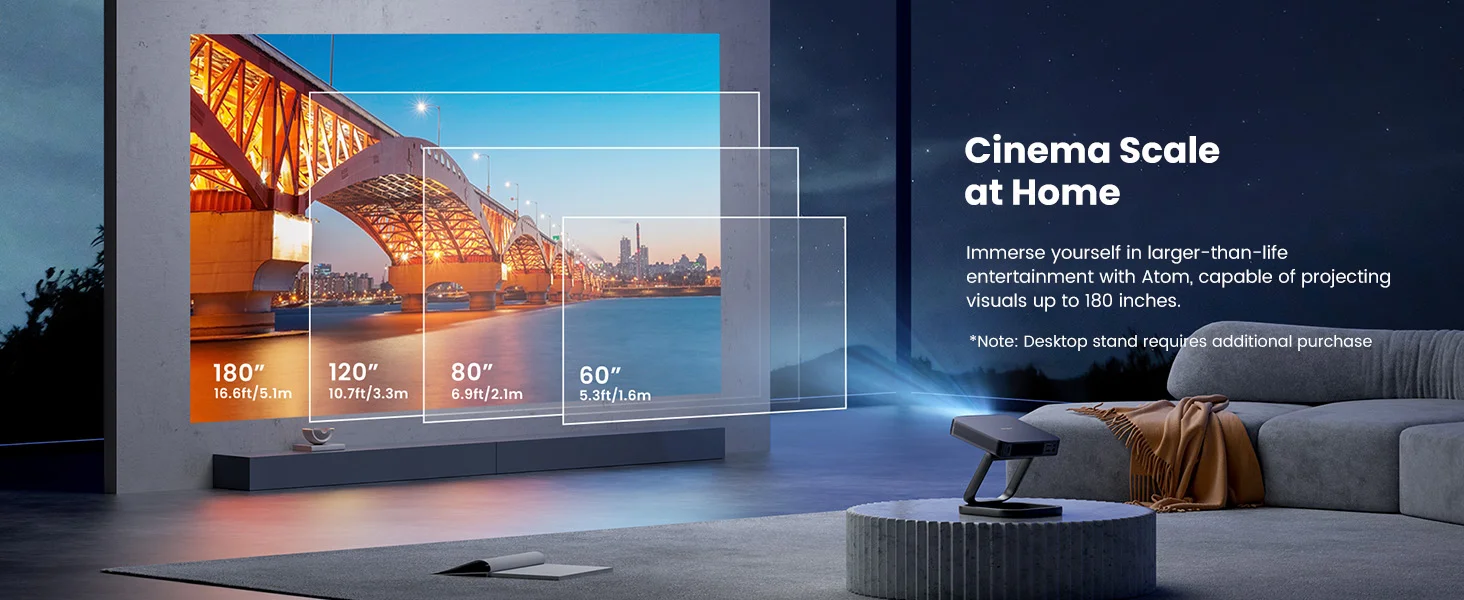 Dangbei Mini 4K Подвес для проектора Настольная подставка Портативная светодиодная