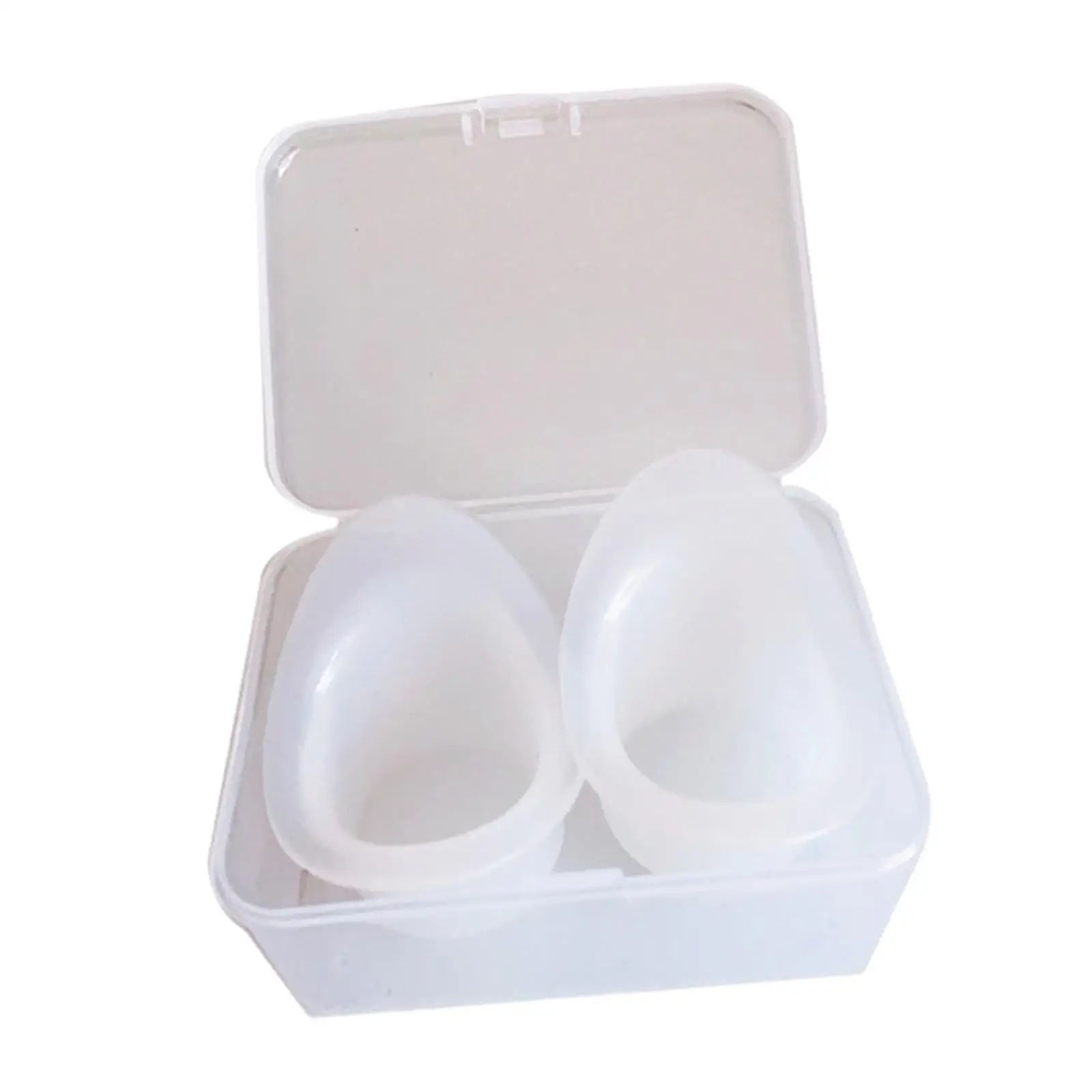 

2 Pieces Silicone Eye Wash Cups Soft Resuable Eye Cleaning Cup Tool Measuring Cup for Remove Dust Cleansing Eye Rinse Makeup