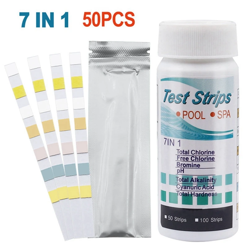 

Ph Test Paper Water Quality Test Paper Residual Chlorine Test Paper 1 Bottle Of 50