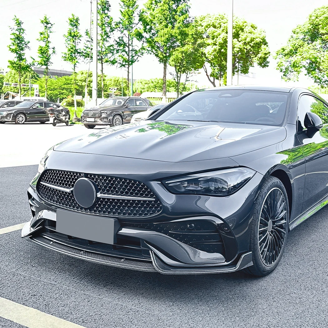 Спойлер на передний бампер для Mercedes-Benz CLE Coupe C236 AMG 2024 + Защита нижний сплиттер