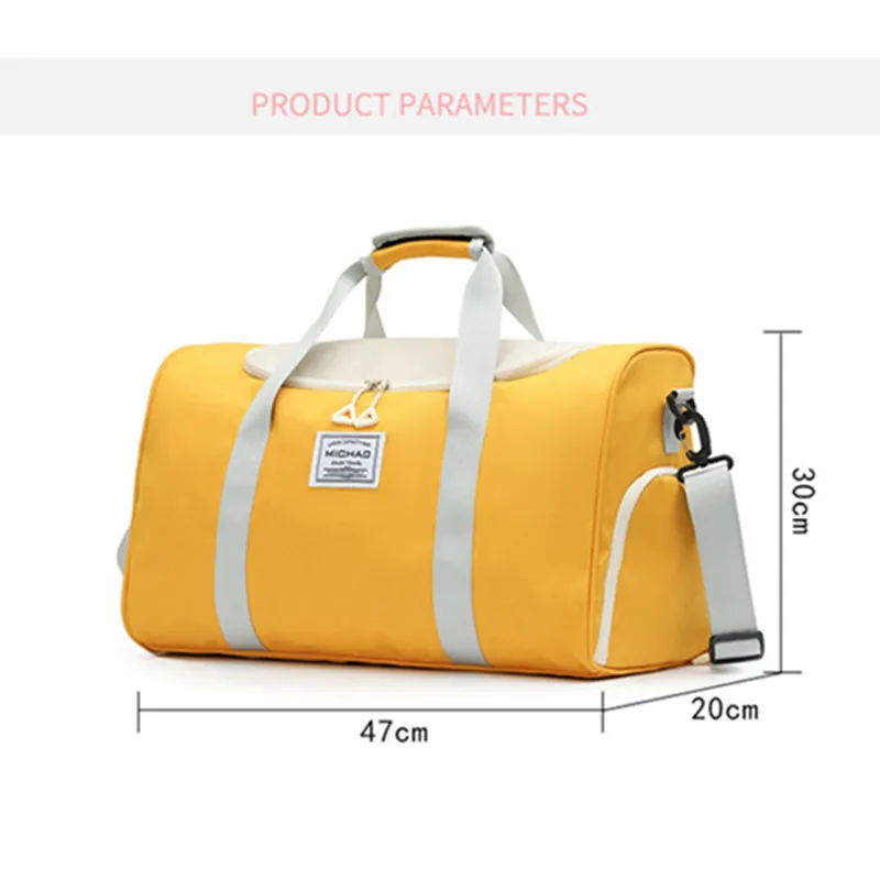 Gym Bags For Man Sport Accessories Women's Fitness Yoga Shoe Pocket Waterproof Swimming Weekend Handbag Travel Luggage Bolsas