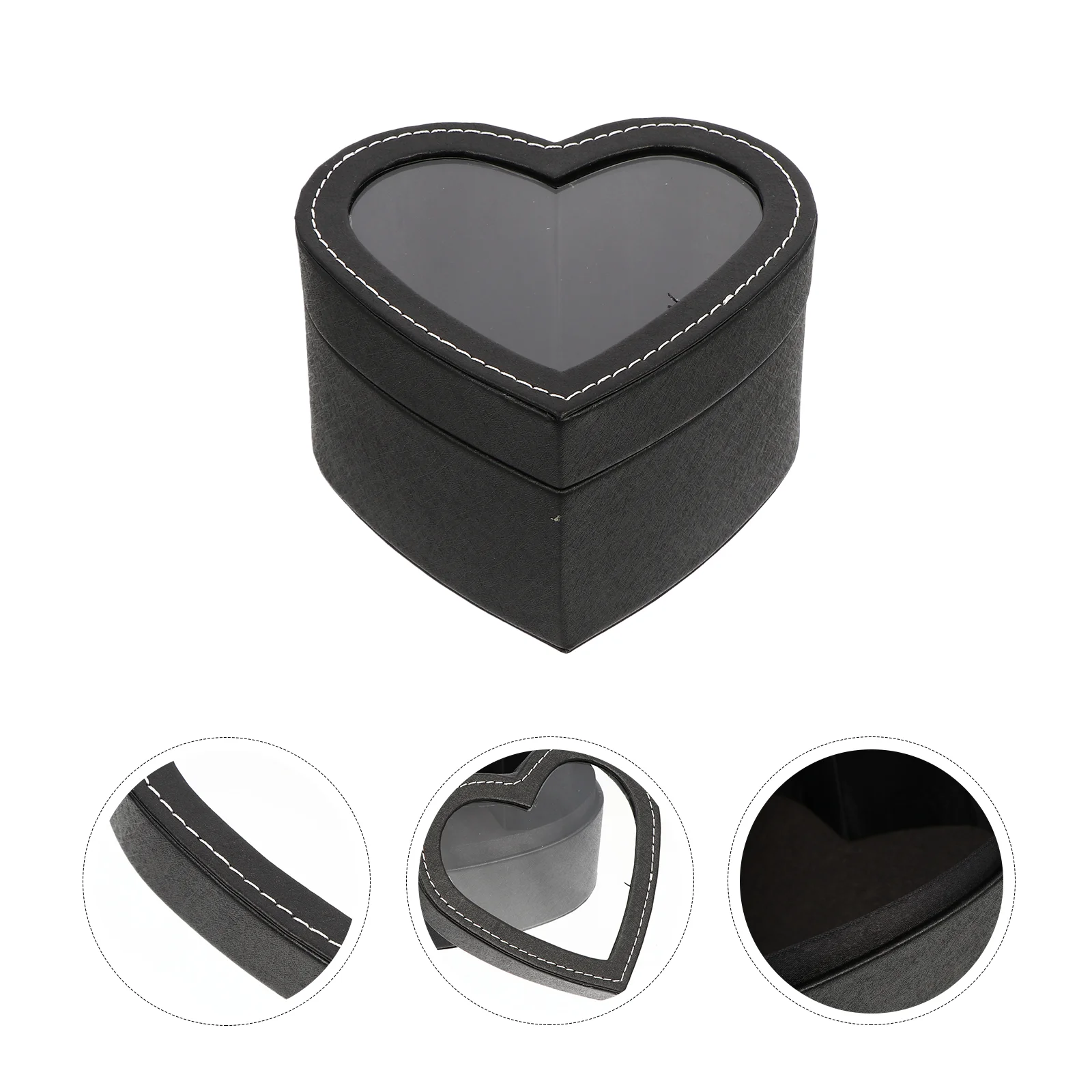 

Box Flower Gift Heartfloral Luxury Shapedboxes Day Valentine Wrapping Immortal Shapetransparent Lid Arrangement Preserved