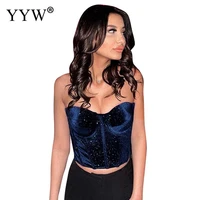 european and american womens clothing 2022 spring and summer new one word shoulder wrap breast fishbone flash waist female