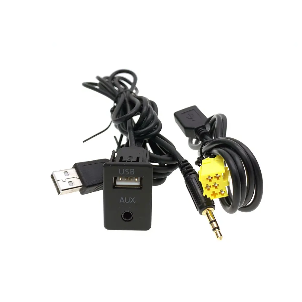 Автомобильный MINI ISO 6 Pin P USB-адаптер кабель функциональный разъем для Alfa Romeo 159 Fiat