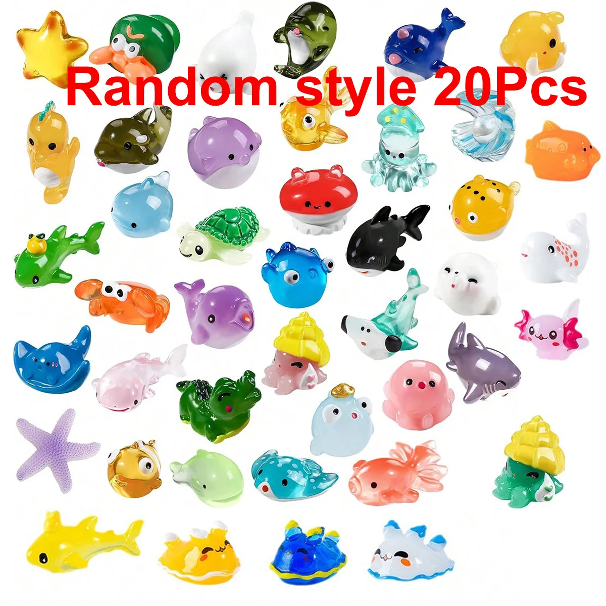 

Миниатюрные фигурки морских животных из резины