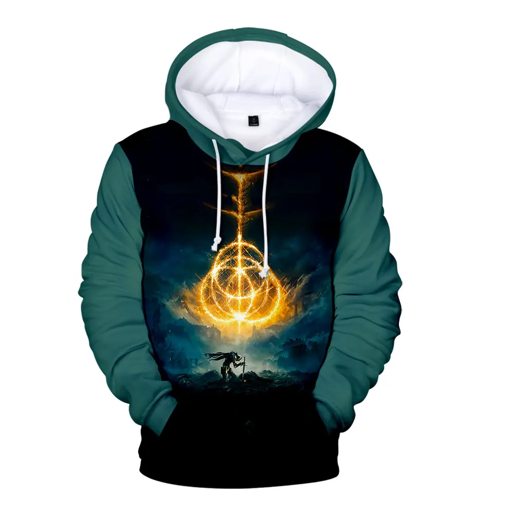 

2022LIANSHUO Spring and Autumn New Men and Women Hooded Sweater Fashion Trend Casual Top 3D Animation Printing Graphic Shirt
