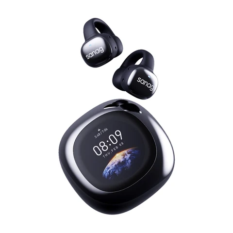 Sanag S5 Беспроводные наушники TWS Bluetooth Наушники LED экран Игры Наушники 32 ГБ MP3 плеер Умные часы динамик